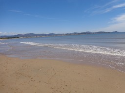 Looking across to Frejus