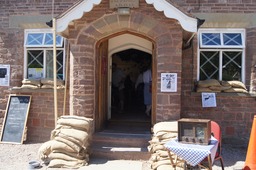 a '40's' theme at the Skenfrith Festival 2013. The village hall as it looked in the 1940's.