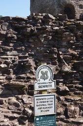 Skenfrith Castle, near Abergavenny in Wales