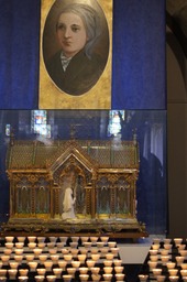 Sainte Bernadette; the relics in the Basilica in Lourdes
