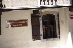 Bernadette's birthplace in Lourdes