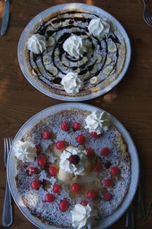 Savoury Crêpes were delicious, then followed by these fantastic Crêpes sucre.