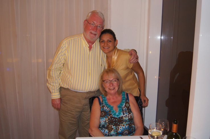 Wonderful attention; great food at the International