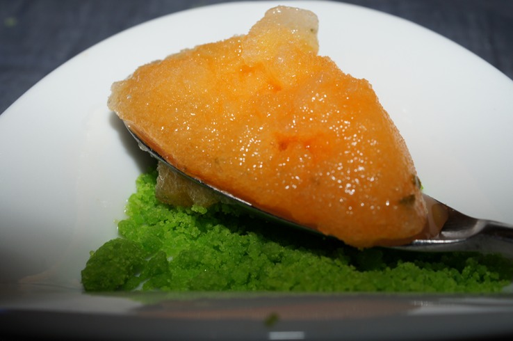 Sorbet at La Lumiere