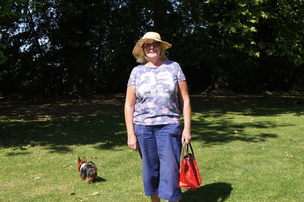 Margaret enjoys Le Parc, La Croix du Vieux Pont