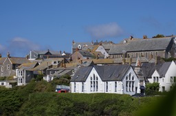 The School in the Doc Martin Series; a Restaurant in real life Port Isaac