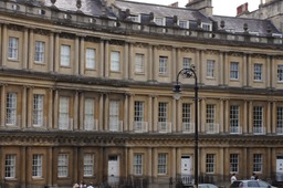 Georgian Crescent; note the acorns on top