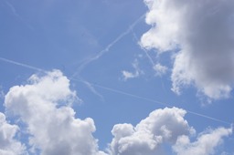 Busy skies over Southport, England